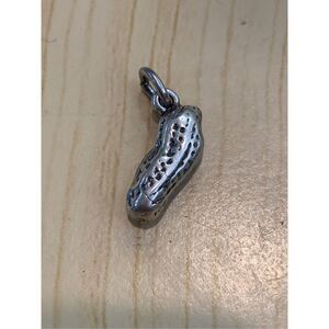 Peanut Sterling Silver Jewelry Charm